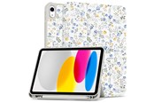 Tablet - pokrowce i etui - Tech-Protect SC Pen Case for iPad 10.9" 2022 (10th Gen.) / 11" 2025 (11th Gen.) - Daisies with Leaves - 5906302363193