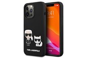 Telefon - Pokrowiec i etui - Karl Lagerfeld KLHCP13LSSKCK iPhone 13 Pro / 13 6.1" hardcase black/black Silicone Karl & Choupette - 3666339027070