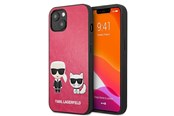 Telefon - Pokrowiec i etui - Karl Lagerfeld Ikonik Karl&Choupette iPhone 13 mini case - fuchsia - 3666339027254
