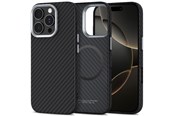 Telefon - Pokrowiec i etui - Tech-Protect  Ion Carbon MagSafe Case for iPhone 16 Pro - Black and Gray - 5906302363308