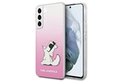 Telefon - Pokrowiec i etui - Karl Lagerfeld Choupette Eat Case for Samsung Galaxy S22+ - Pink - 3666339045722