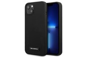 Telefon - Pokrowiec i etui - Karl Lagerfeld Silicone Plaque Case for iPhone 13 mini - Black - 3666339048761