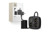 Telefon - Adapter i Ładowarka - Tech-Protect PCS3X4 Power Strip 3 AC Outlets 2xUSB-A 2xUSB-C 200 cm - Black - 5906302363414