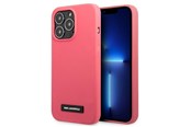 Telefon - Pokrowiec i etui - Karl Lagerfeld Silicone Plaque Case for iPhone 13 Pro Max - Fuchsia - 3666339048839