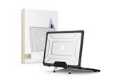 Torba, plecak i pokrowiec na laptopa - Tech-Protect SmartShell Pro Case for MacBook Air 13" 2023-2025 M2 / M3 / M4 - Clear Black - 5906302363551