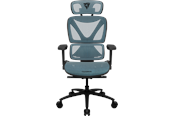 Fotel gamingowy - TX3 XTC Mesh Krzesło biurowe - Czarno-niebieski - Siateczka - Do 125 kg - TEGC-3073101.B1