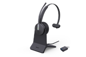 Sluchawki, zestaw sluchawkowy - Yealink WH64 Hybrid Mono with Charging Stand - 1208740