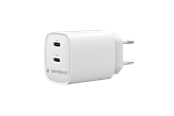 Telefon - Adapter i Ladowarka - Gembird 2-port 45 W USB fast charger - TA-UC-2C-PD45-01-W
