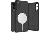 Telefon - Pokrowiec i etui - Tech-Protect Liquid Silicone MagSafe Case for Samsung Galaxy S25 Edge - Black - 5906302363681