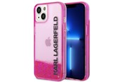 Telefon - Pokrowiec i etui - Karl Lagerfeld Liquid Glitter Elong Case for iPhone 14 Plus - Pink - 3666339091590