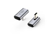 Kabel USB - Tech-Protect Ultraboost AA03 USB-C Angle Adapter - Grey - 5906302367986