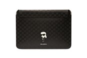 Torba, plecak i pokrowiec na laptopa - Karl Lagerfeld Saffiano Monogram Ikonik case for a 16" laptop - black - 3666339170530