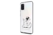 Telefon - Pokrowiec i etui - Karl Lagerfeld Choupette Fun Case for Samsung A41 - Transparent - 3700740478813