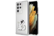 Telefon - Pokrowiec i etui - Karl Lagerfeld Choupette Fun Case for Samsung Galaxy S21 Ultra - Transparent - 3700740496954