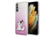 Telefon - Pokrowiec i etui - Karl Lagerfeld Choupette Fun Case for Samsung Galaxy S21+ - Pink - 3700740496978
