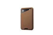 Telefon - Inne akcesoria - Mujjo Magsafe Leather Card Wallet - Dark Tan - MUJJO-WA-001-DT