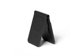 Telefon - Inne akcesoria - Mujjo Magsafe Leather Wallet Stand - Black - MUJJO-WS-001-BK