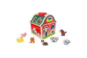 Zabawki drewniane - Playwood Shape Sorter Farm - RS558A
