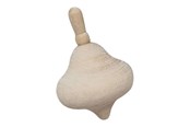 Zabawki drewniane - Playwood Unpainted Wooden Spinning Top - RS472