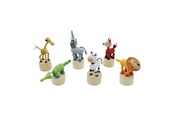 Zabawki drewniane - Playwood Wooden Push Doll Jungle - RS498-jungle