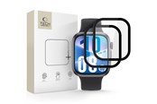 Telefon - szkło ochronne - Tech-Protect Glass Flex+ 2-pack Hybrid Glass for Huawei Watch Fit 3 / 4 - Black - 5906302368501