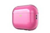 Telefon - Inne akcesoria - KeyBudz Jelly Series Transparent Case for AirPods Pro 3rd Gen - Neon pink - APP3_S10_NPK