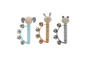 Zabawki dla niemowlat - Playwood Wooden Bell Handle Animal - RS428