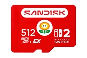 Karta pamieci - SANDISK - for Nintendo Switch 2 - flash memory card - 512 GB - microSDXC Express - SDSQXFN-512G-GR6ZN
