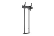 Uchwyty scienne, uchwyty AV i meble AV - Multibrackets M Pro Series mounting kit - for flat panel - dual pole - black - Max 75 kg - recommended for 90" - 7340234814992