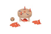 gry-planszowe-karciane-i-kosci - Goki Wooden Dice Game in Cotton Storage Bag - 56295