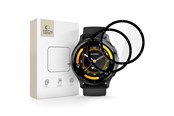 Telefon - szkło ochronne - Tech-Protect Glass Flex+ 2-pack Hybrid Glass for Garmin Venu 3 - Black - 5906302368785