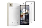 Telefon - szkło ochronne - Tech-Protect Glass Fit+ 2-pack Tempered Glass for Motorola Moto G56 5G - Black - 5906302368969