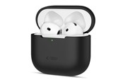 Telefon - Pokrowiec i etui - Tech-Protect Silicone Case for Apple AirPods 4 - Black - 5906302370115