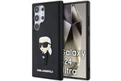 Telefon - Pokrowiec i etui - Karl Lagerfeld 3D Rubber Ikonik Case for Samsung Galaxy S24 Ultra - Black - 3666339242015