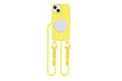 Telefon - Pokrowiec i etui - Tech-Protect Magnecklace MagSafe Case for iPhone 15 - Yellow - 5906302375974