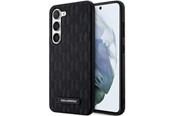 Telefon - Pokrowiec i etui - Karl Lagerfeld Saffiano Mono Metal Logo case for Samsung Galaxy S24 - black - 3666339246969