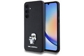 Telefon - Pokrowiec i etui - Karl Lagerfeld Saffiano Karl&Choupette Pin case for Samsung Galaxy A35 - black - 3666339259464