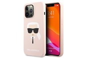 Telefon - Pokrowiec i etui - Karl Lagerfeld Silicone Karl`s Head Case for iPhone 13 Pro Max 6.7" - Light Pink - 3666339027766