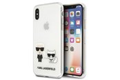 Telefon - Pokrowiec i etui - Karl Lagerfeld Karl & Choupette iPhone Xs Max Case - Transparent - 3666339055059