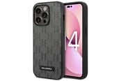 Telefon - Pokrowiec i etui - Karl Lagerfeld Saffiano Mono Metal Logo iPhone 14 Pro Max 6.7" Case - Gray - 3666339085117
