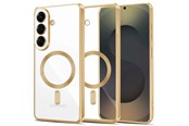 Telefon - Pokrowiec i etui - Tech-Protect MagFlex Case for Samsung Galaxy S26 - Clear and Gold - 5906302390175