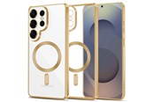 Telefon - Pokrowiec i etui - Tech-Protect MagFlex Case for Samsung Galaxy S26 Ultra - Clear Gold - 5906302390212