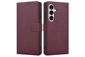 Telefon - Pokrowiec i etui - Tech-Protect Wallet Case for Samsung Galaxy S26 - Burgundy - 5906302390366
