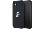 Telefon - Pokrowiec i etui - Karl Lagerfeld Silicone Karl&Choupette MagSafe case for iPhone 11 / Xr - black - 3666339253943