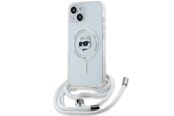 Telefon - Pokrowiec i etui - Karl Lagerfeld IML Choupette Head&Cord MagSafe case for iPhone 15 / 14 / 13 - transparent - 3666339287122