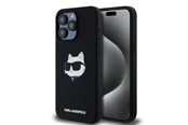 Telefon - Pokrowiec i etui - Karl Lagerfeld Silicone Choupette Head MagSafe case for iPhone 15 Pro Max - black - 3666339257293