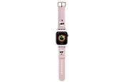 Smartwatch - akcesoria - Karl Lagerfeld 3D Rubber Karl&Choupette Heads strap for Apple Watch 42/44/45/49mm - pink - 3666339259273