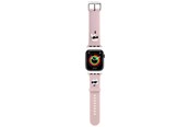 Smartwatch - akcesoria - Karl Lagerfeld 3D Rubber Karl&Choupette Heads strap for Apple Watch 38/40/41mm - pink - 3666339259266