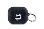 Telefon - Inne akcesoria - Karl Lagerfeld Monogram Choupette Head case for AirPods 3 - black - 3666339283612