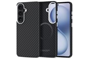 Telefon - Pokrowiec i etui - Tech-Protect Ion Carbon MagSafe Case for Samsung Galaxy S26 - Black and Silver - 5906302390519